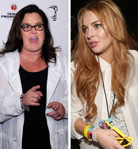 Rosie O'Donnell Invokes Whitney Houston Tragedy in Lohan Rant