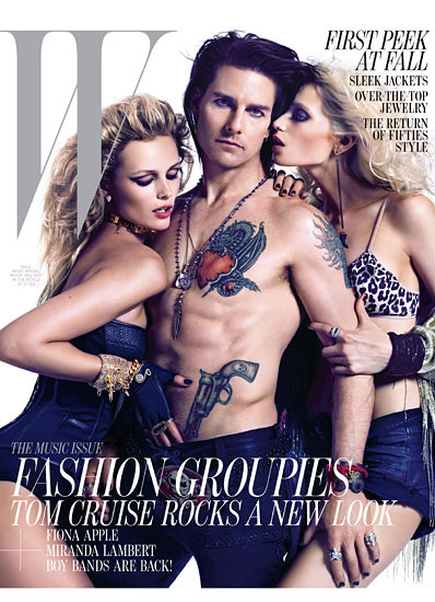 Tom Cruise in Sexy W Magazine Shoot