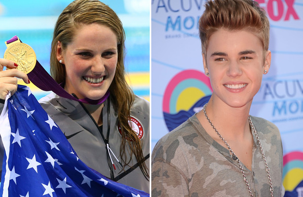 Olympics: Missy Franklin, Jordyn Wieber Hit with Bieber Fever