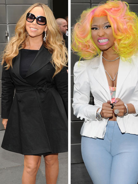'American Idol': Mariah Carey and Nicki Minaj Feud on First Day