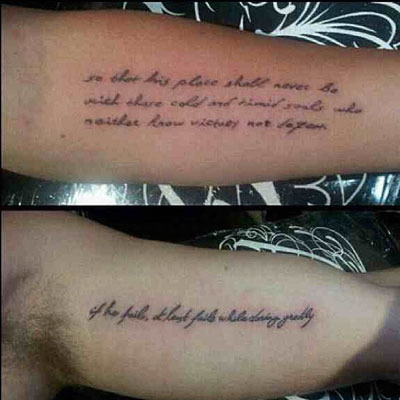 Miley Cyrus and Liam Hemsworth Show Off Matching Tattoos