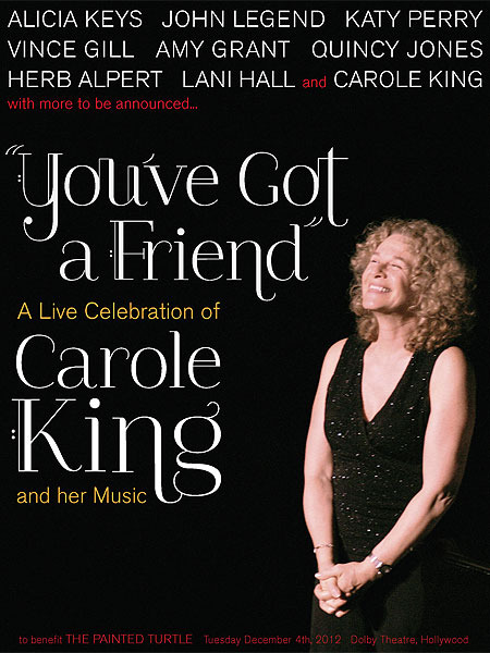 Stars Line Up for ‘Celebration of Carole King and Her Music’