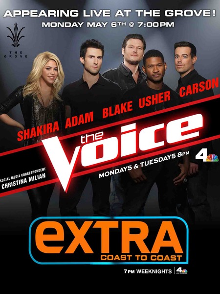 ‘Extra’ Special Event: ‘The Voice’ at The Grove!