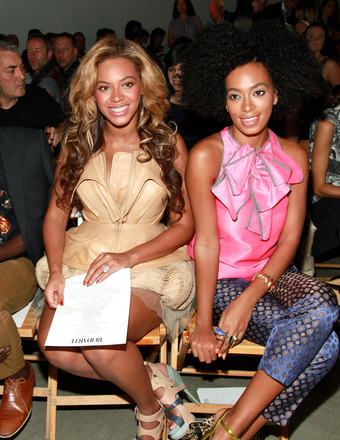 Beyoncé and Solange Knowles M.I.A. at Dad's Wedding