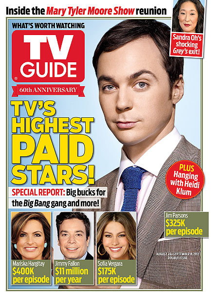 TV Guide Magazine Reveals Highest-Paid TV Stars