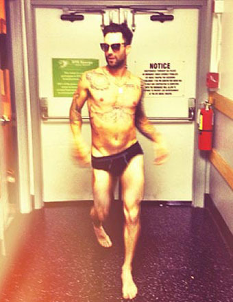 Pic! Adam Levine in His Underwear
