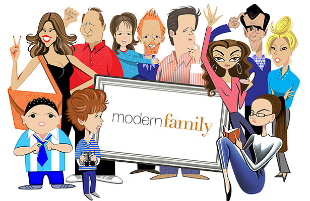 See Robert Risko Print of ‘Modern Family’ Cast!