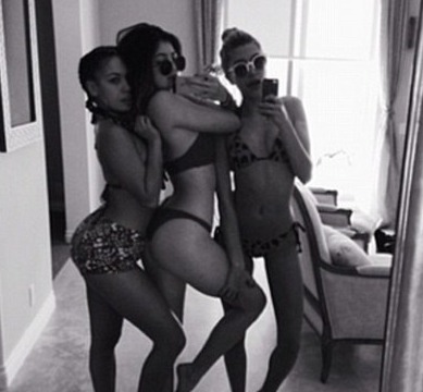 Suns Out, Buns Out! Kylie Jenner and Friends Pose in Barely-There Bikinis