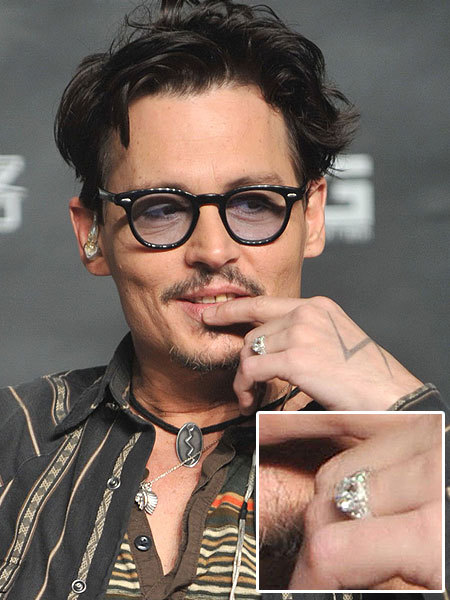 Johnny depp wedding ring