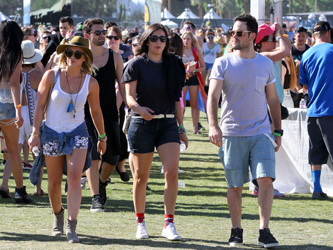 Coachella 2014 Sightings! Hilary Duff and Mike Comrie, Selena Gomez and Others