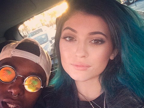 Kylie Jenner Debuts Blue Hairdo, Kendall Goes Glam at Cannes