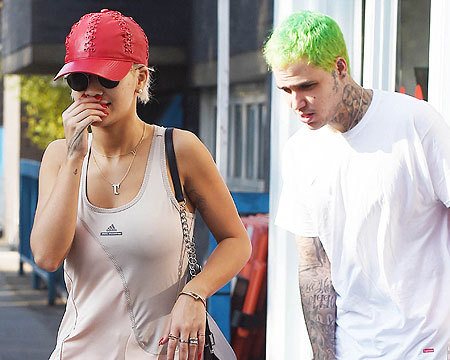 Is Rita Ora Dating This Guy with Green Hair?