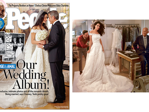 George Clooney and Amal Alamuddin's Wedding Photos! See Her Dress