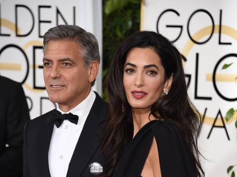 Amal and George Clooney Show Support for Paris: 'We've Just Been Really Moved'