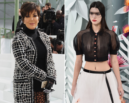 Mother-Daughter Face Off: Kris Jenner Nearly Upstages Kendall with See-Through Pants!