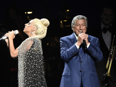 Lady Gaga Takes a Tumble on Stage in Monaco