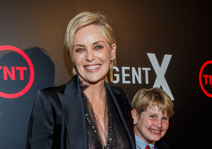 Sharon Stone's Son Didn't Want Her to Be Alone at 'Agent X' Premiere