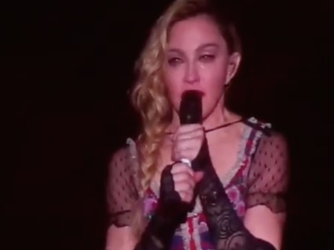 Madonna's Tearful Speech and Moment of Silence for Paris