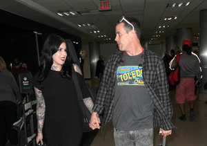 Kat Von D and Steve-O Share Some Airport PDA