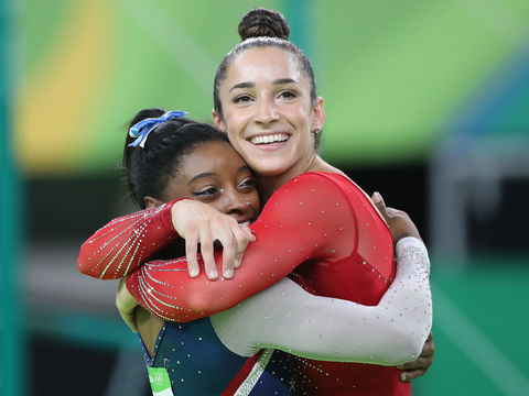 Olympic Gymnasts Simone Biles and Aly Raisman Win Gold and Silver!