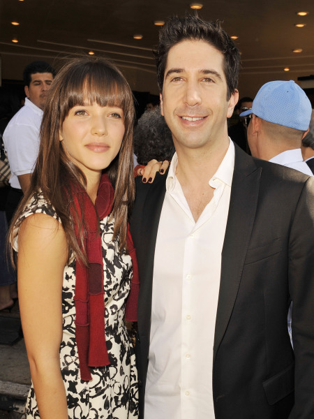 Getty Images david schwimmer and zoe buckman