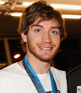 Getty Images Scotty Lago leaves Olympics