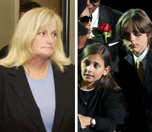 Getty Images/Extra composite debbie rowe gives up custody for money