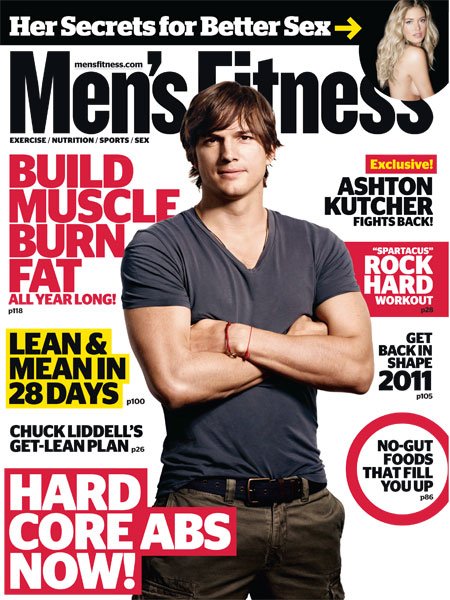 Men's Fitness ashton kutcher
